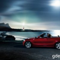 :  BMW 1ER кабриолет сбоку