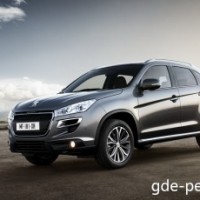 : Peugeot 4008 спереди, сбоку