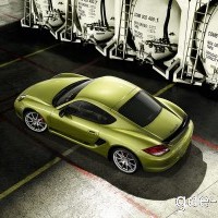 : Porsche Cayman R сверху