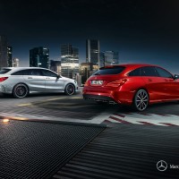 Mercedes CLA-klass Shooting Braike: справа сзади