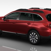 Subaru Outback: слева сзади